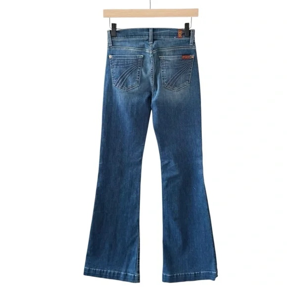 7FAMK Blue Thread Dojo Flare25 (34” inseam)